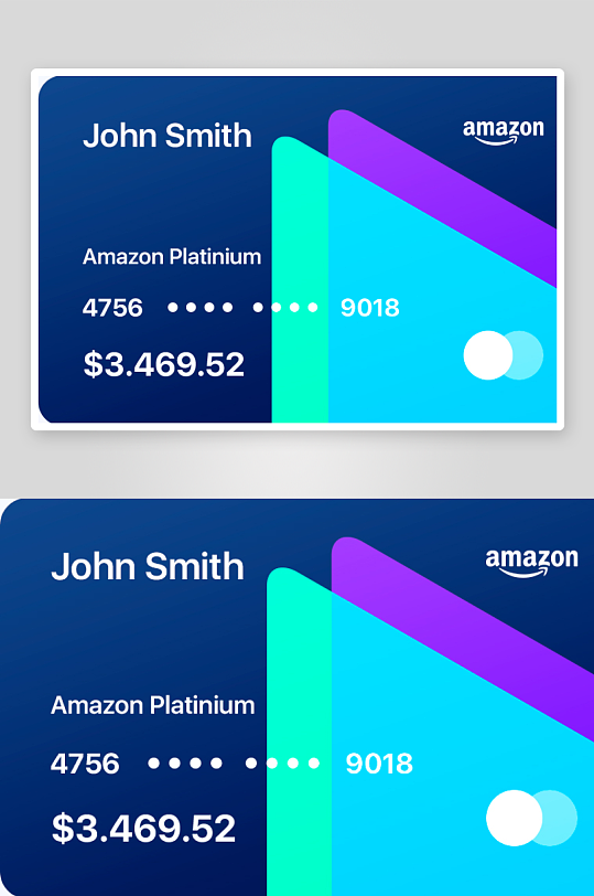 创意大气会员卡片模板设计-众图网