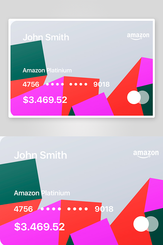 创意大气会员卡片模板设计-众图网