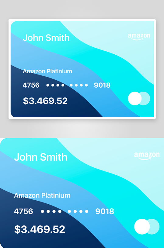 创意大气会员卡片模板设计-众图网