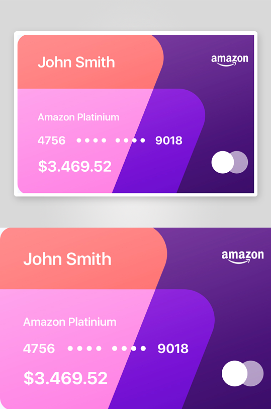 创意大气会员卡片模板设计-众图网