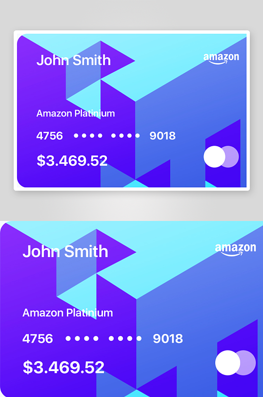 创意大气会员卡片模板设计-众图网