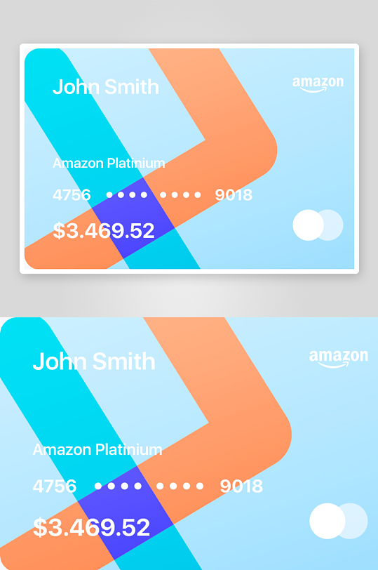 创意大气会员卡片模板设计-众图网