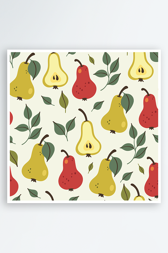 创意矢量植物花卉背景-众图网