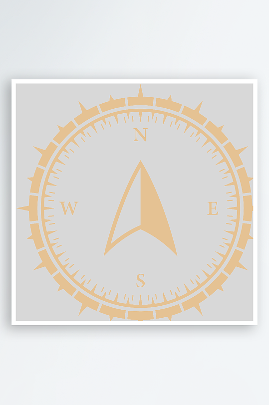 创意矢量指南针元素设计-众图网