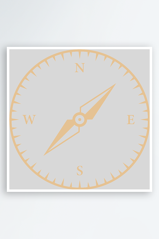 创意矢量指南针元素设计-众图网