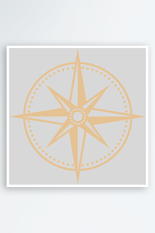 创意矢量指南针元素设计-众图网