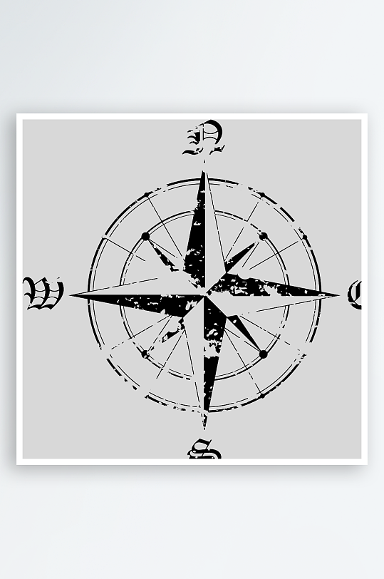 创意矢量指南针元素设计-众图网