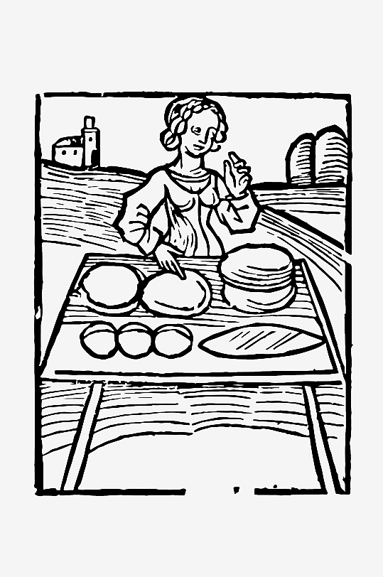 创意矢量植物元素设计-众图网