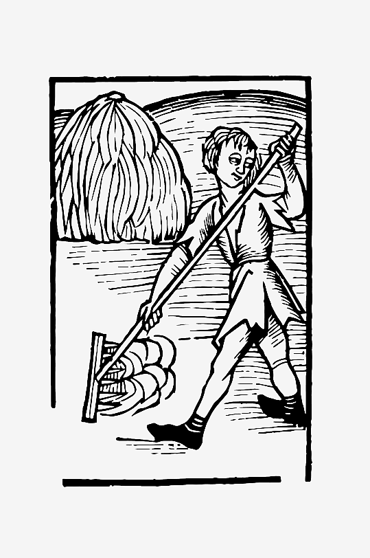 创意矢量植物元素设计-众图网