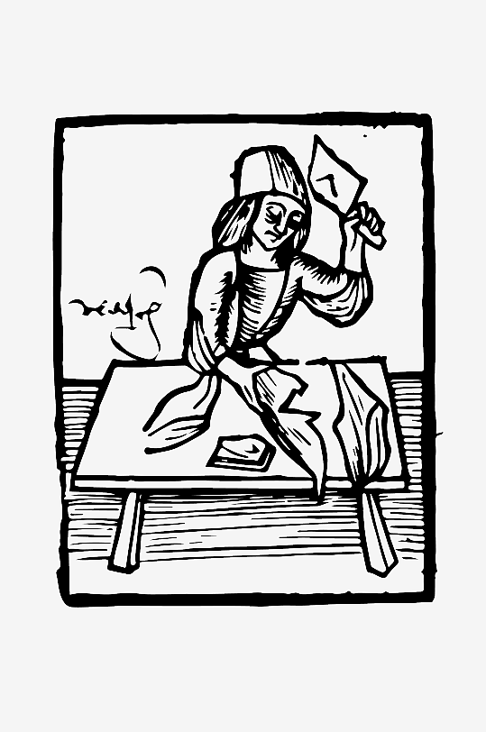 创意矢量植物元素设计-众图网