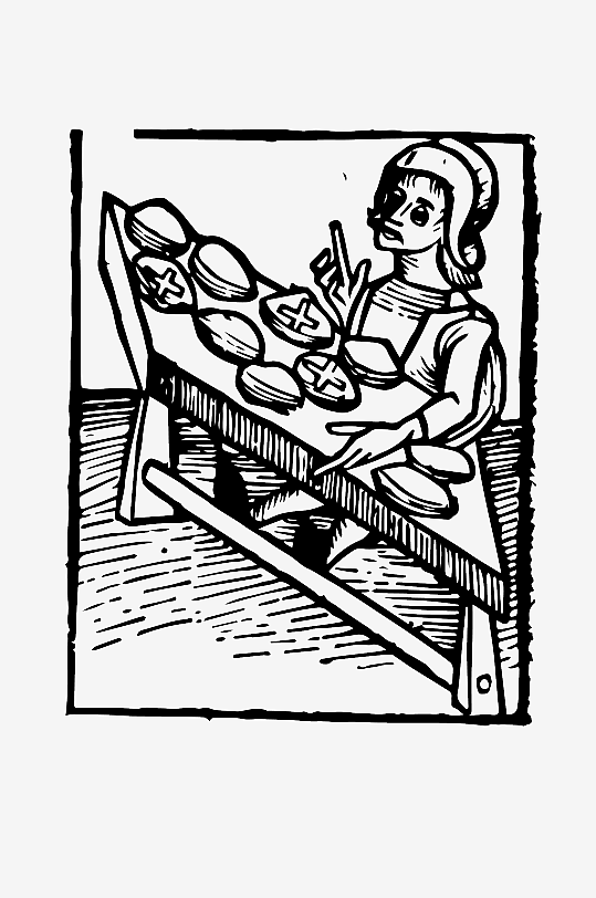 创意矢量植物元素设计-众图网