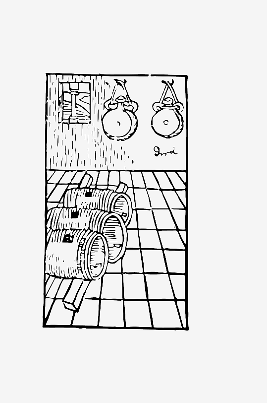 创意矢量植物元素设计-众图网