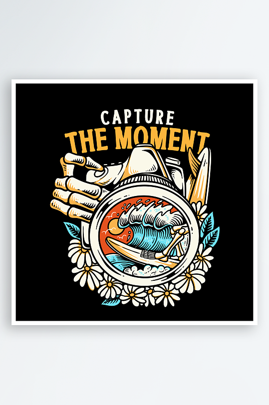 创意矢量潮流印花元素-众图网