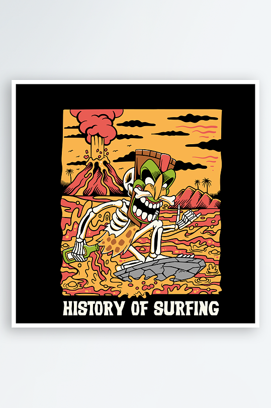 创意矢量潮流印花元素-众图网