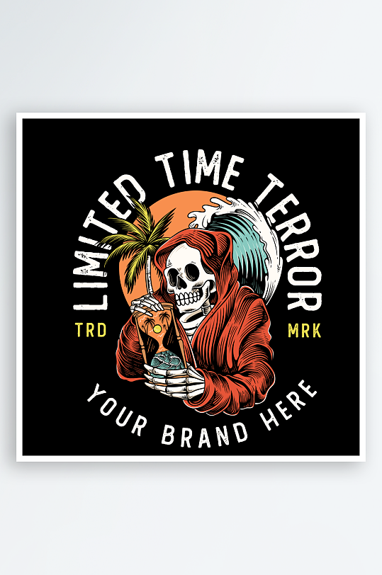 创意矢量潮流印花元素-众图网