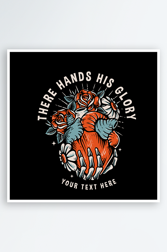 创意矢量潮流印花元素-众图网