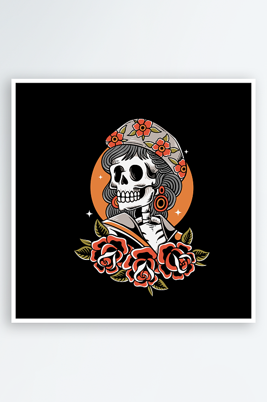 创意矢量潮流印花元素-众图网