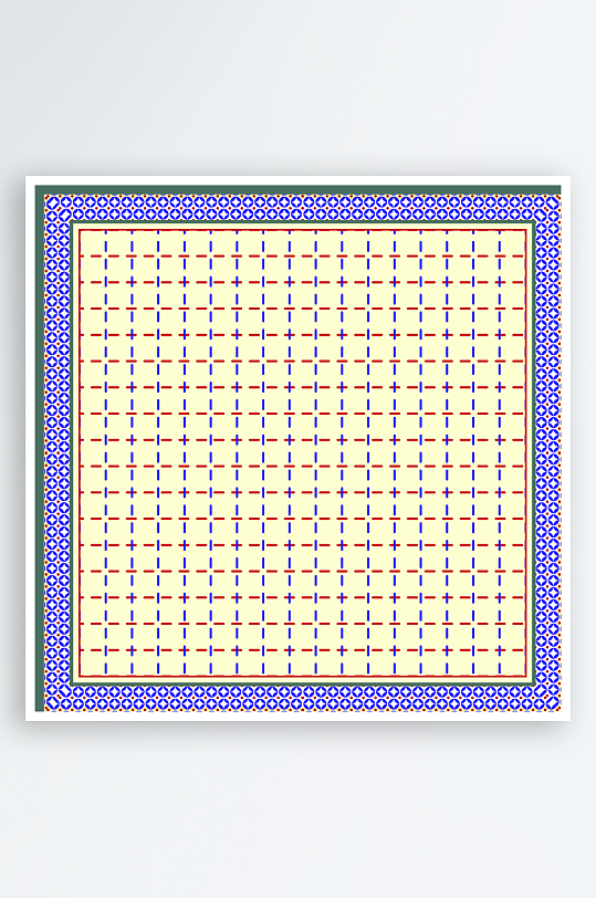 创意矢量丝巾图案背景-众图网
