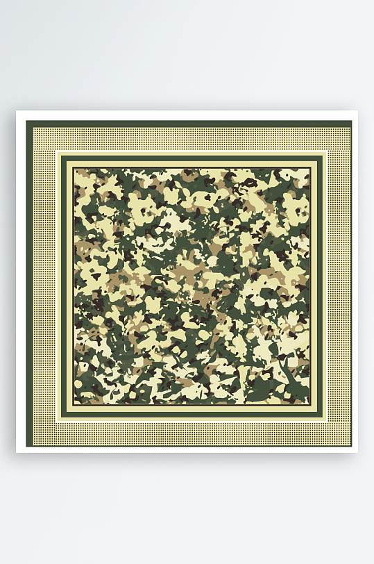 创意矢量丝巾图案背景-众图网