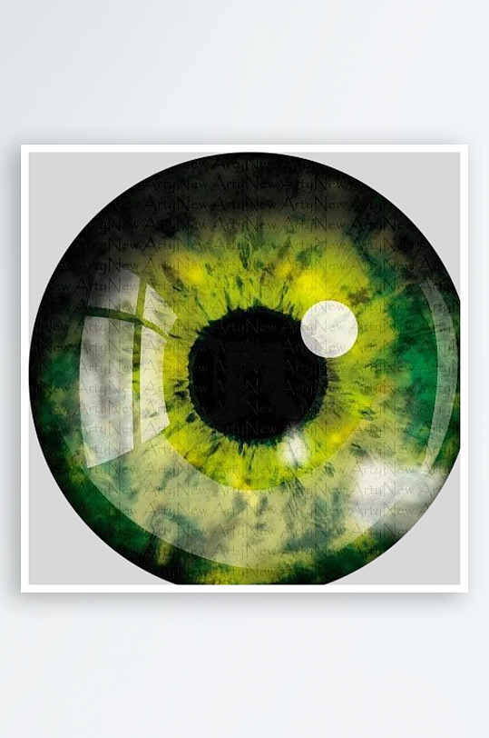 创意简约美瞳瞳孔元素-众图网