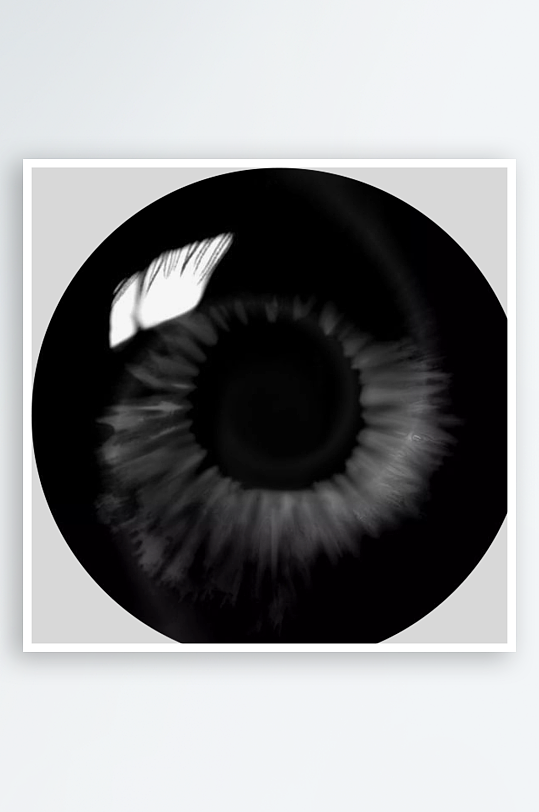 创意简约美瞳瞳孔元素-众图网