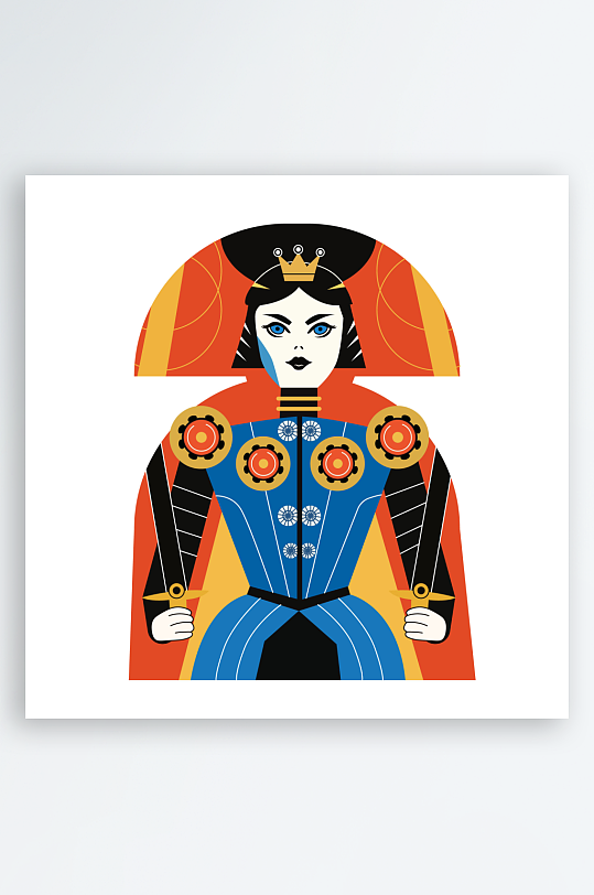 创意矢量扑克牌元素设计-众图网