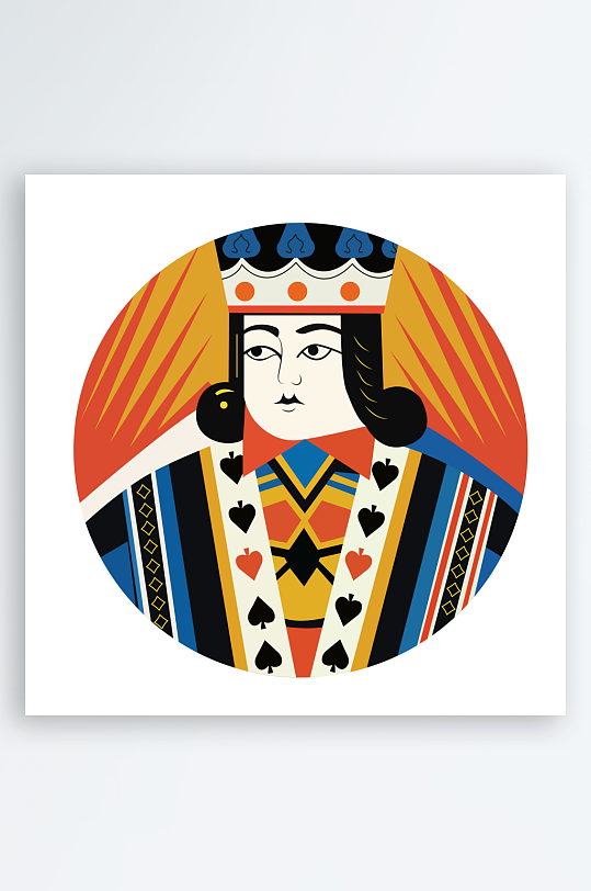 创意矢量扑克牌元素设计-众图网