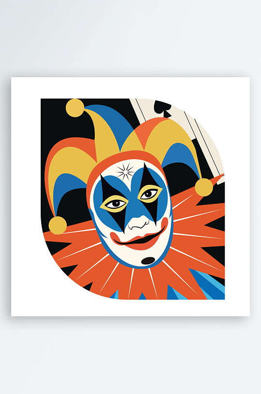 创意矢量扑克牌元素设计-众图网