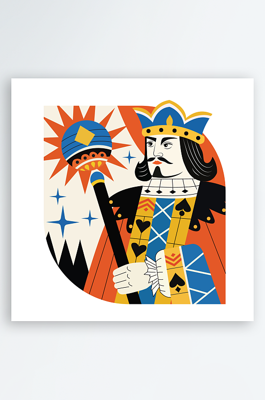 创意矢量扑克牌元素设计-众图网