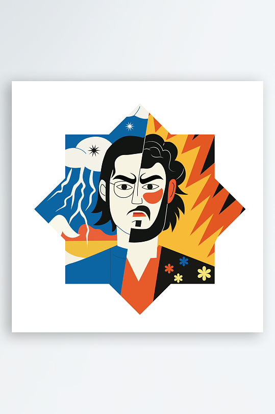 创意矢量扑克牌元素设计-众图网