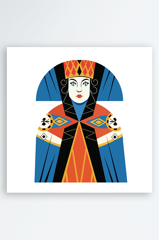 创意矢量扑克牌元素设计-众图网