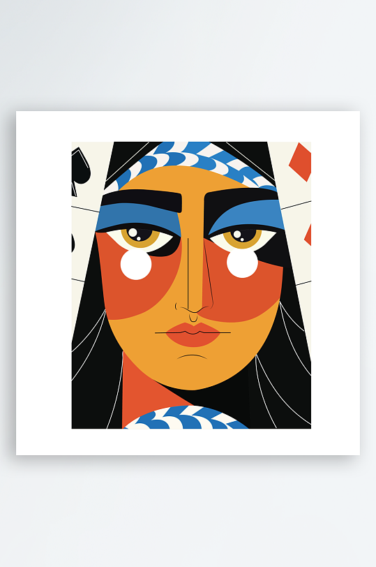 创意矢量扑克牌元素设计-众图网