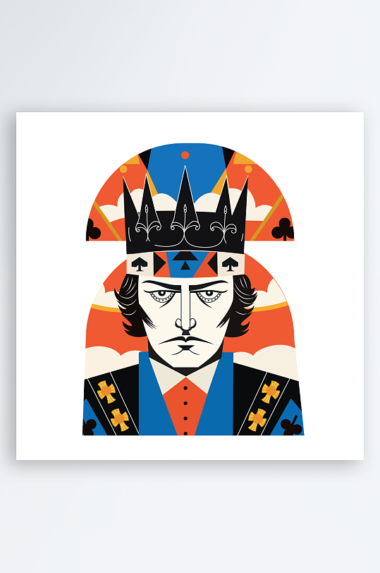 创意矢量扑克牌元素设计-众图网