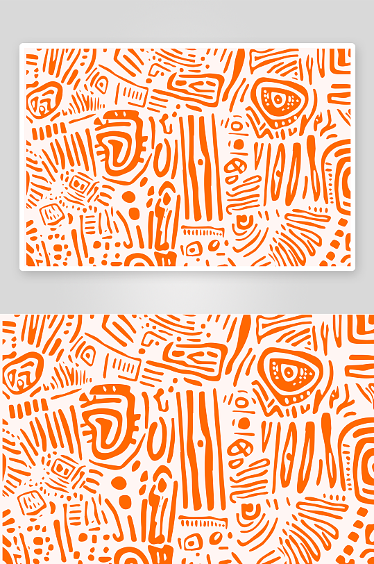 创意矢量线条涂鸦背景-众图网