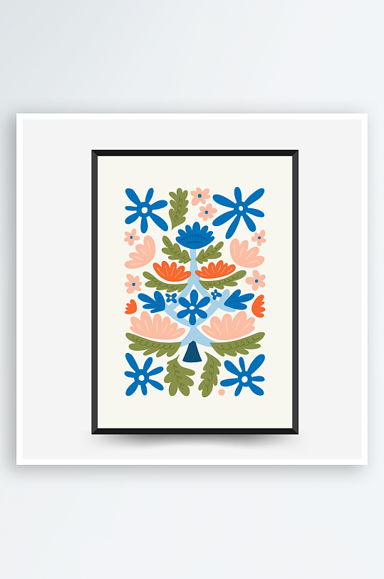 创意矢量圣诞装饰画设计-众图网