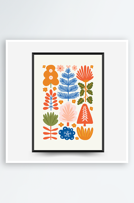 创意矢量圣诞装饰画设计-众图网