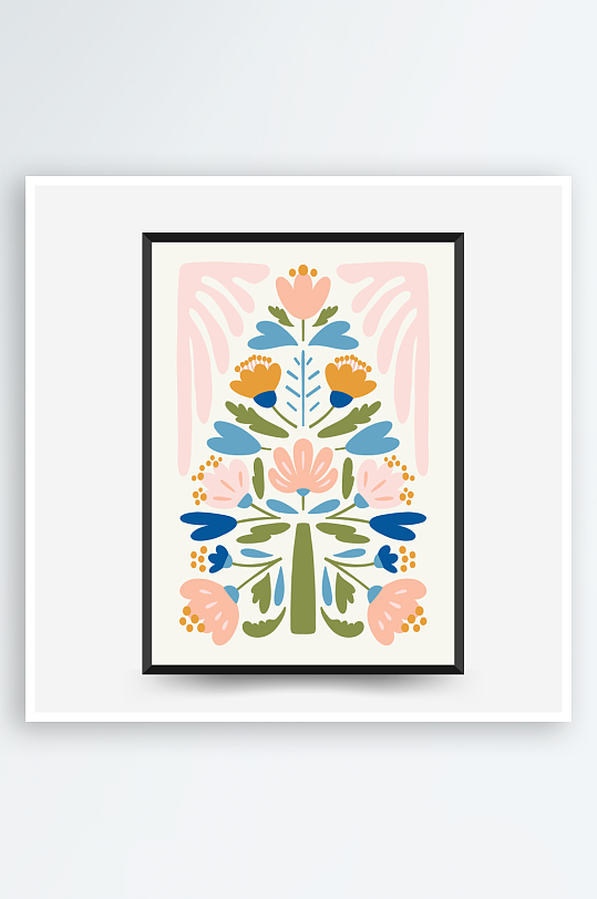 创意矢量圣诞装饰画设计-众图网