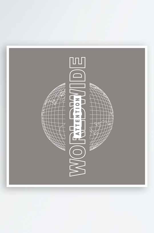 创意简约潮流印花元素-众图网