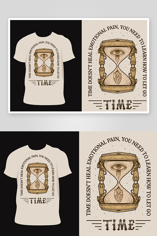 创意矢量简约印花元素-众图网