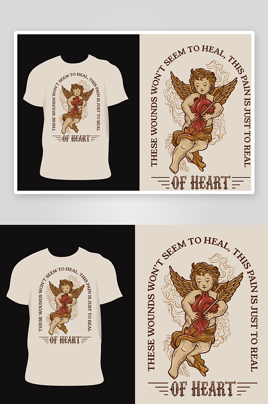 创意矢量简约印花元素-众图网