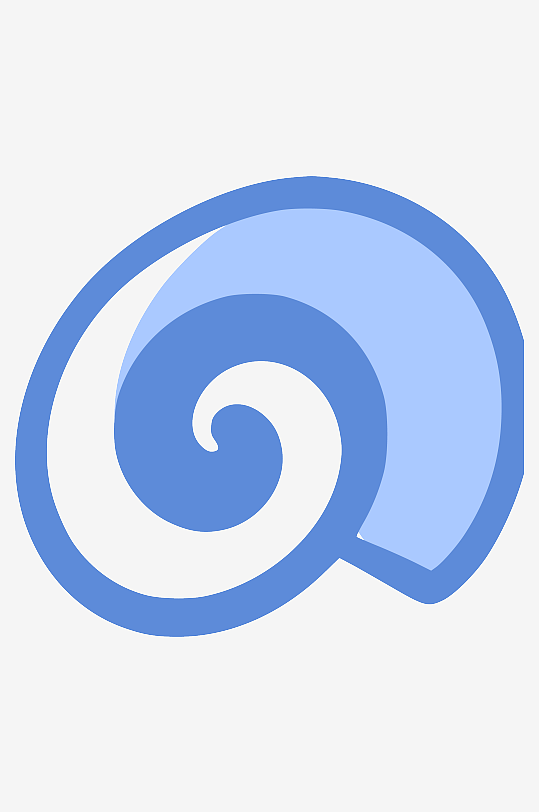 创意矢量海螺元素设计-众图网