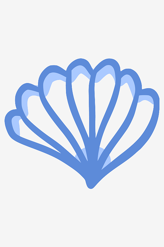 创意矢量海螺元素设计-众图网