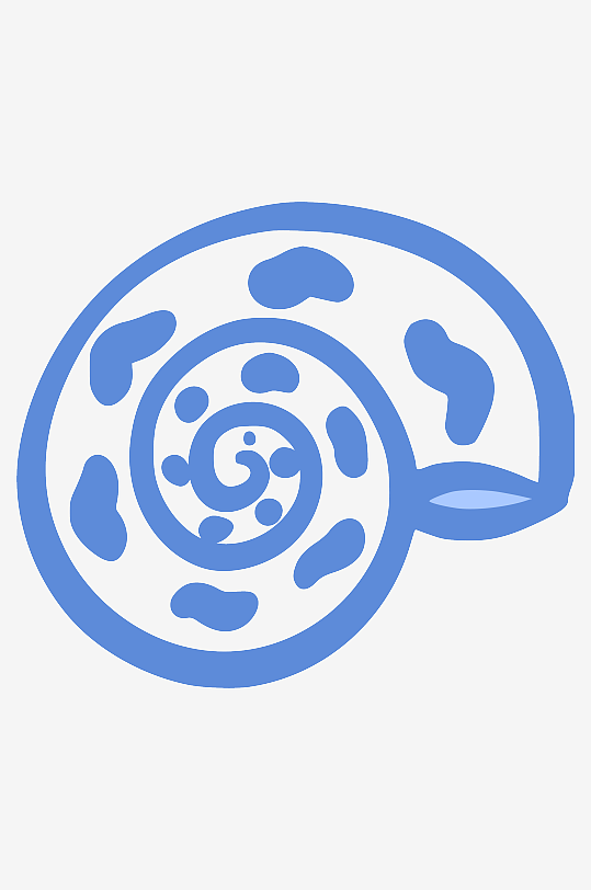 创意矢量海螺元素设计-众图网