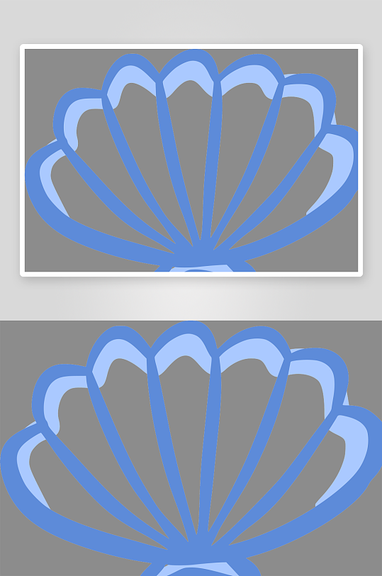 创意矢量海螺元素设计-众图网