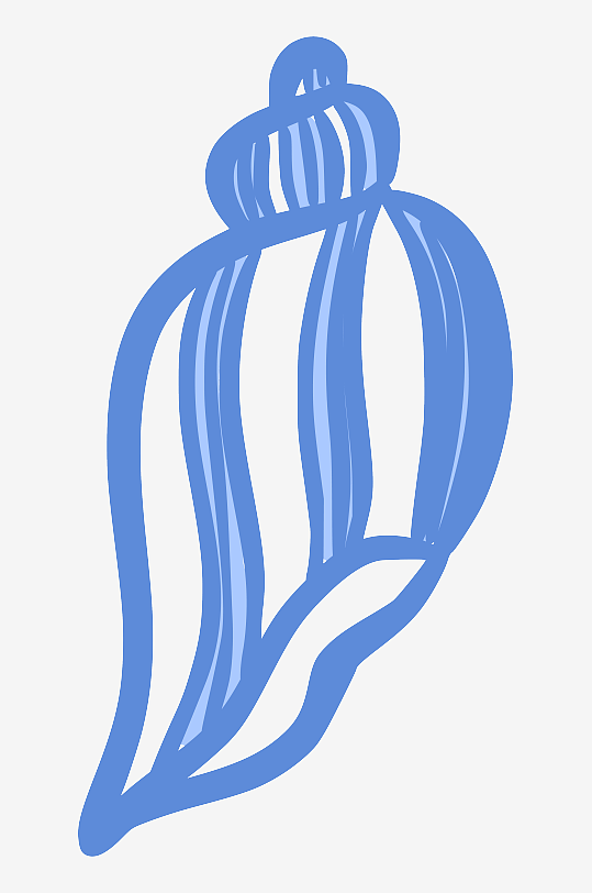 创意矢量海螺元素设计-众图网