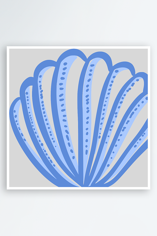 创意矢量海螺元素设计-众图网