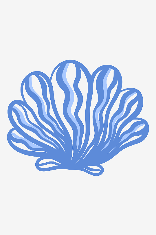 创意矢量海螺元素设计-众图网