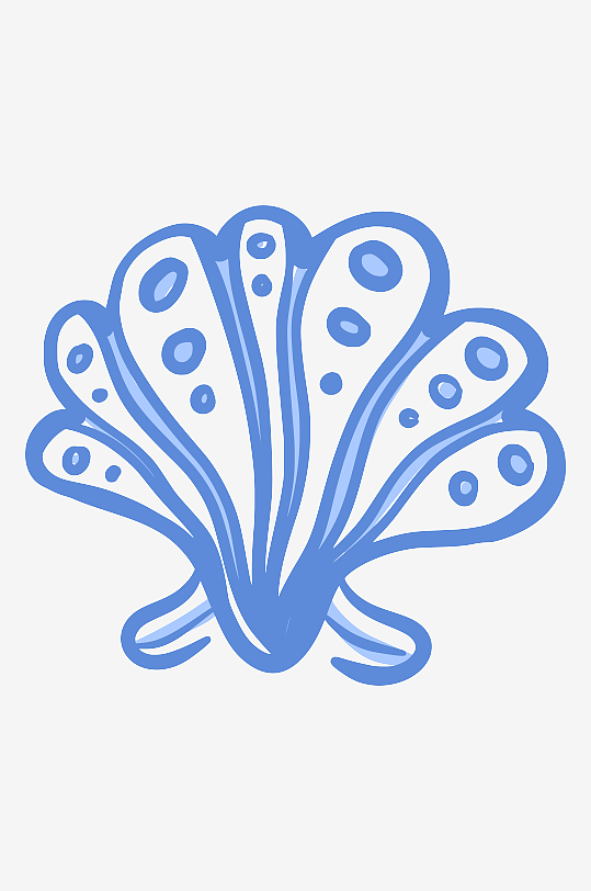 创意矢量海螺元素设计-众图网