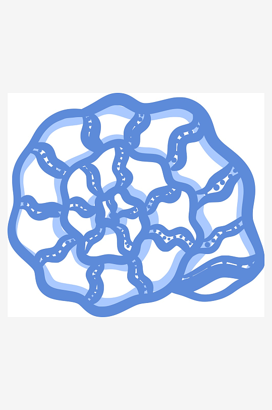 创意矢量海螺元素设计-众图网