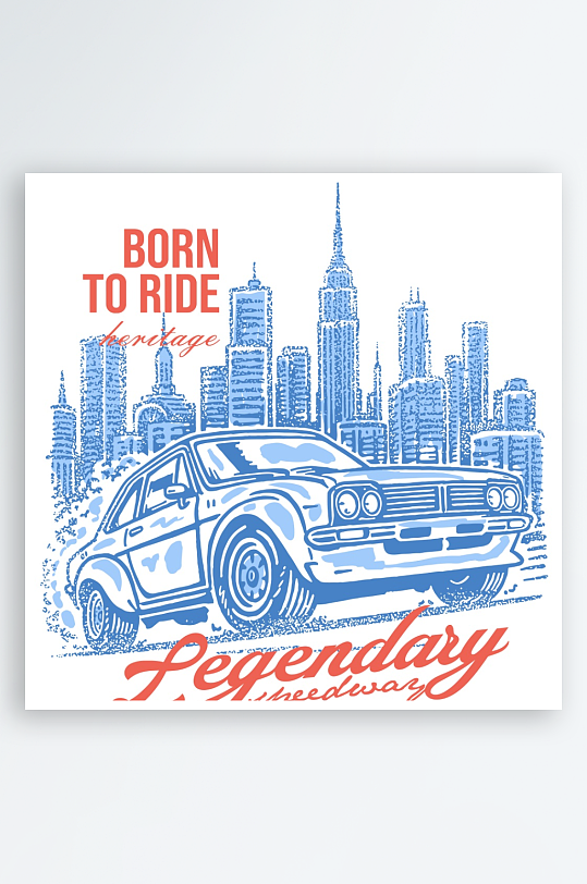 创意矢量潮流印花元素-众图网